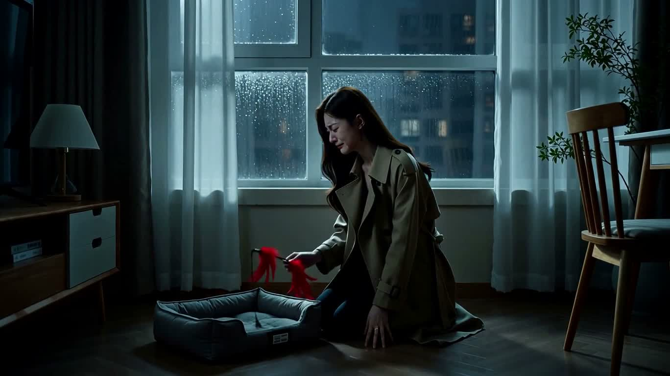 雨夜猫影 — AI video creation