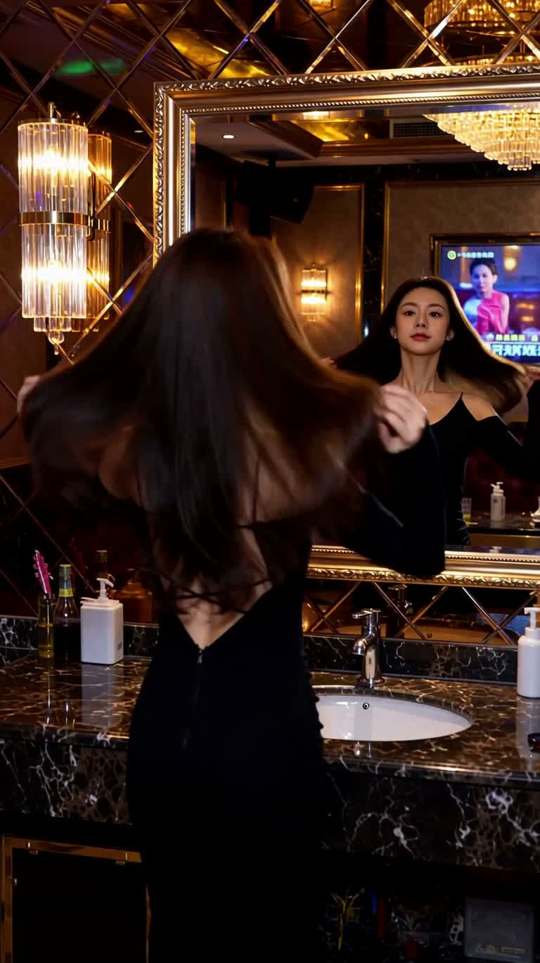 Glance Back in the Mirror — AI video creation