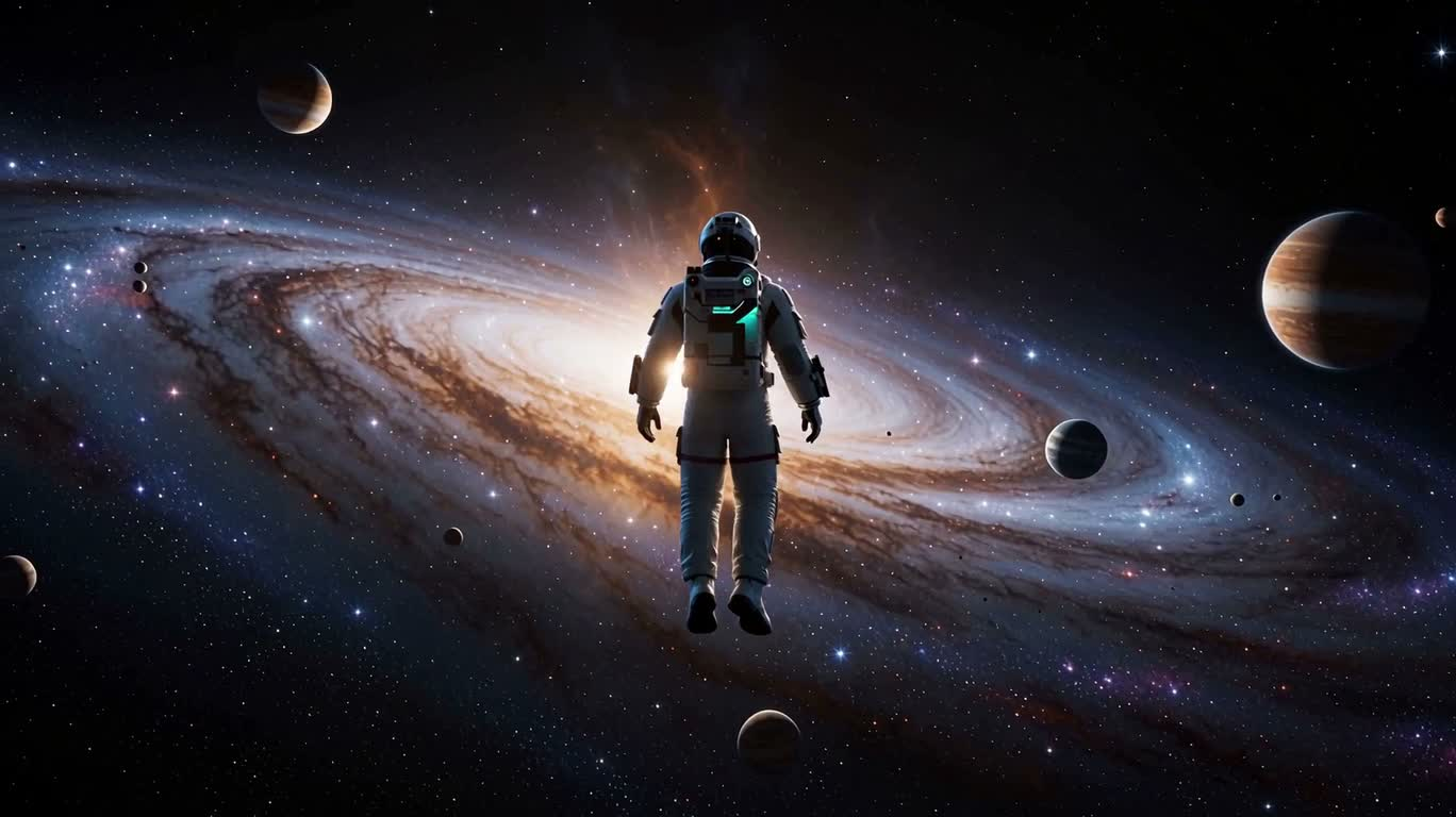 星海化龙:宇宙巨龙觉醒 — AI video creation