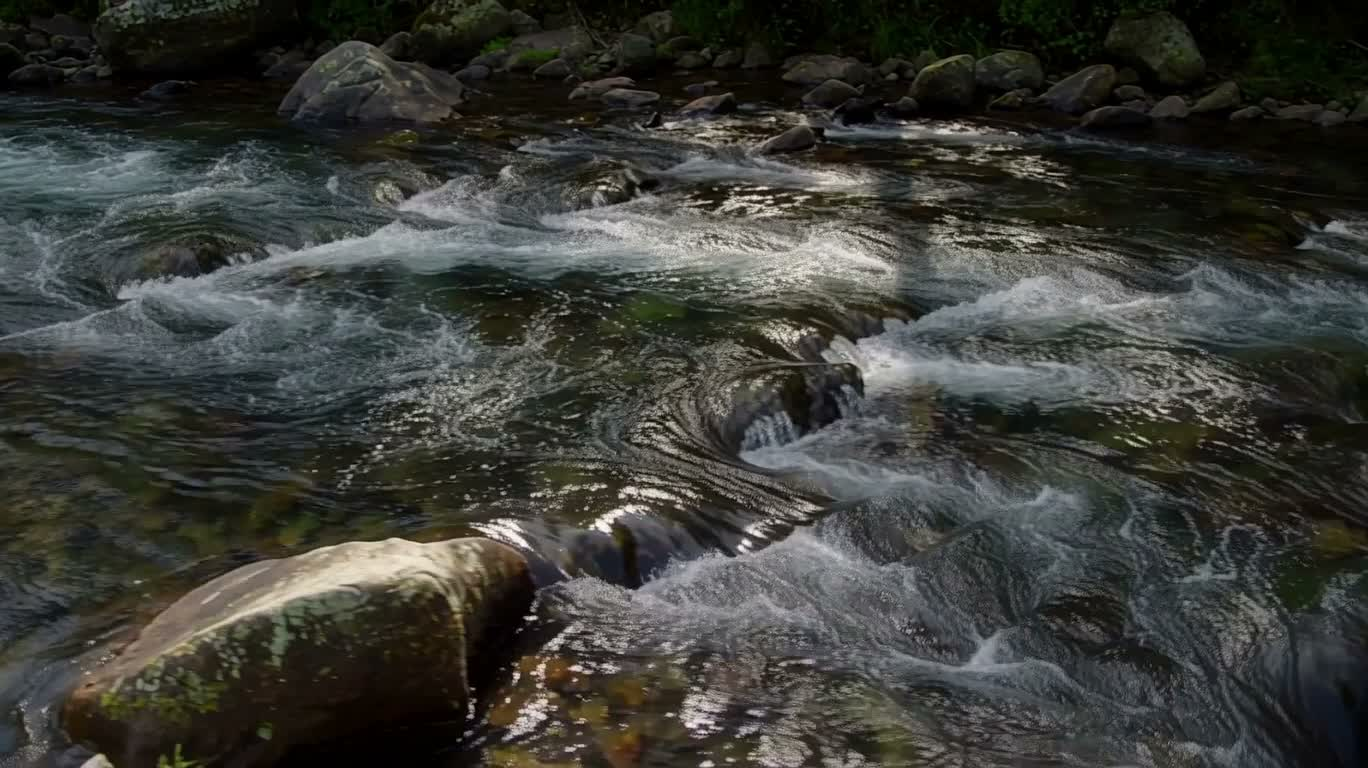 溪水与石 — AI video creation