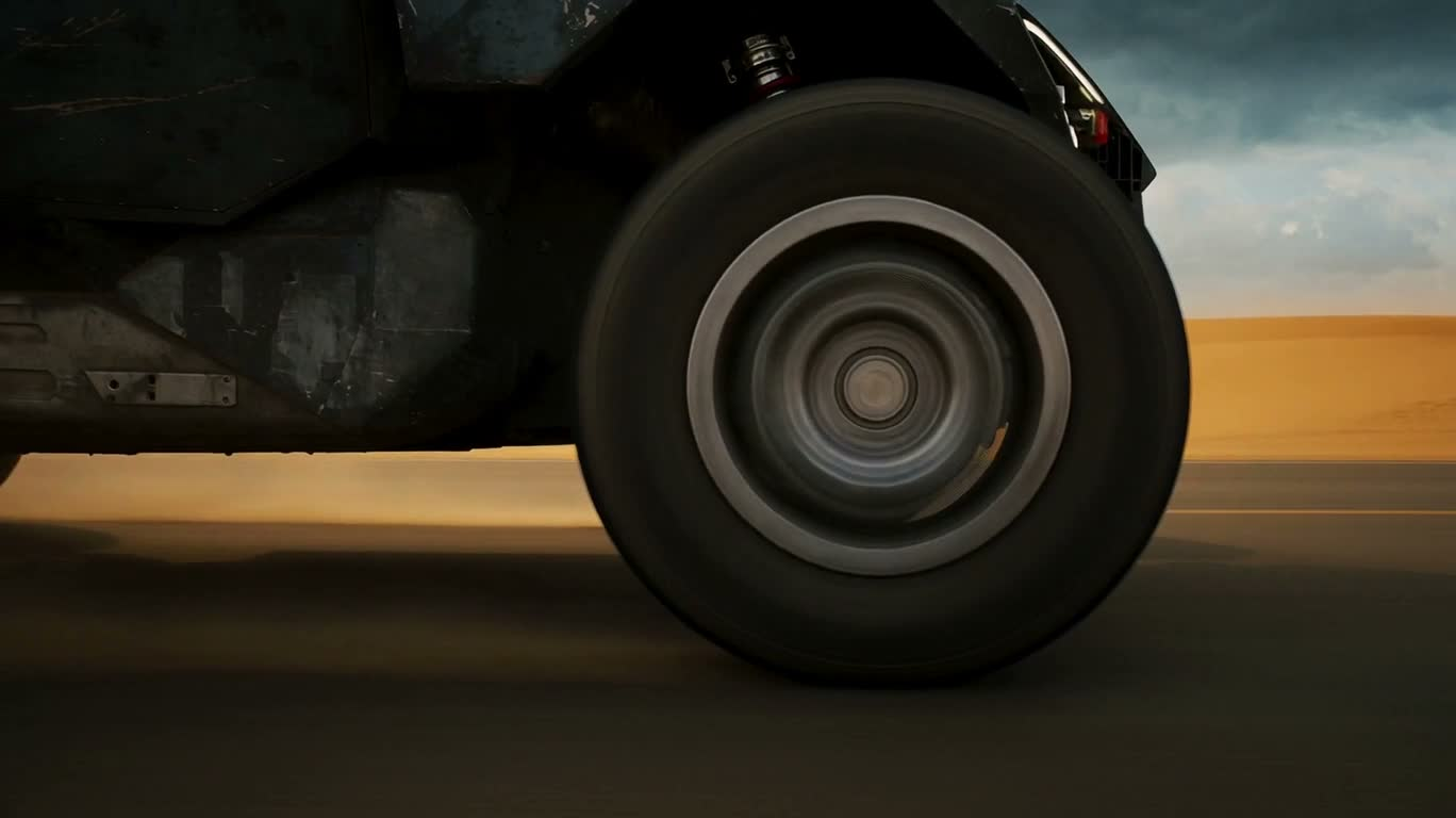 赤日沙海公路战 — AI video creation
