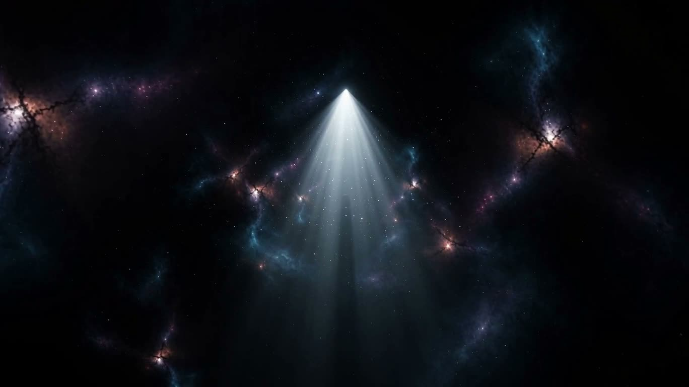 凝视宇宙深渊 — AI video creation