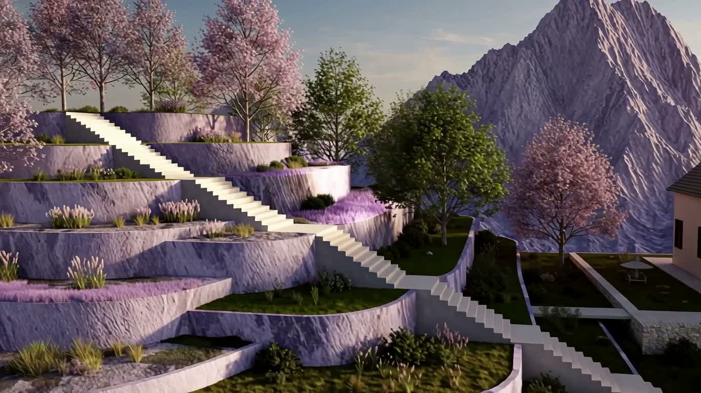 四季逆流山谷 — AI video creation