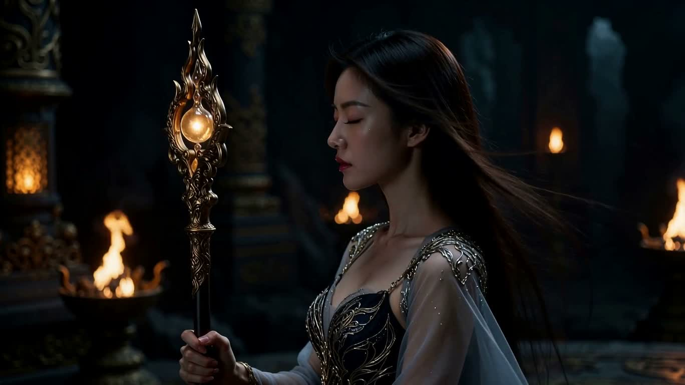 艾莉希娅：精灵魔杖觉醒 — AI video creation