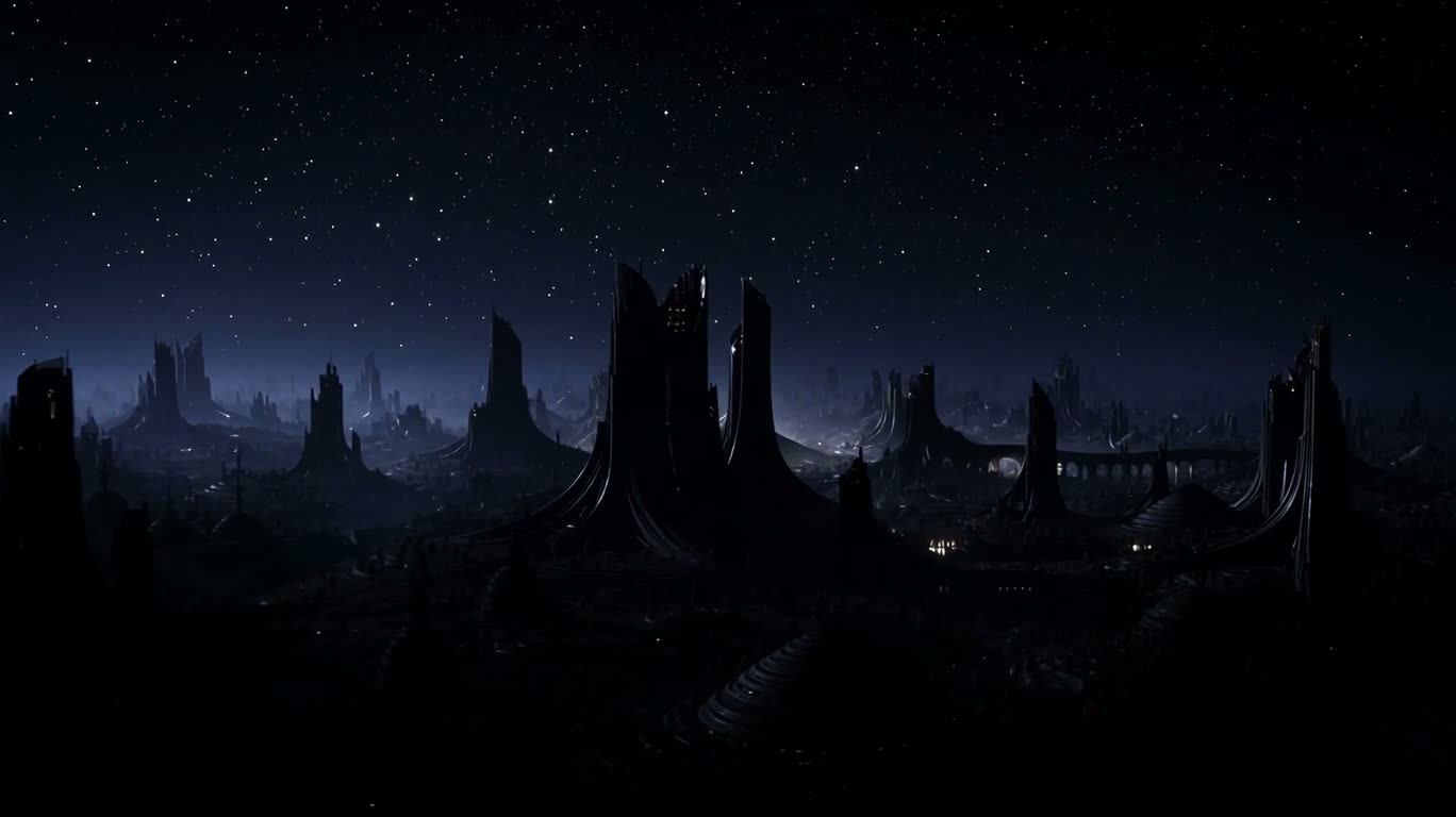 星空の下の異界都市