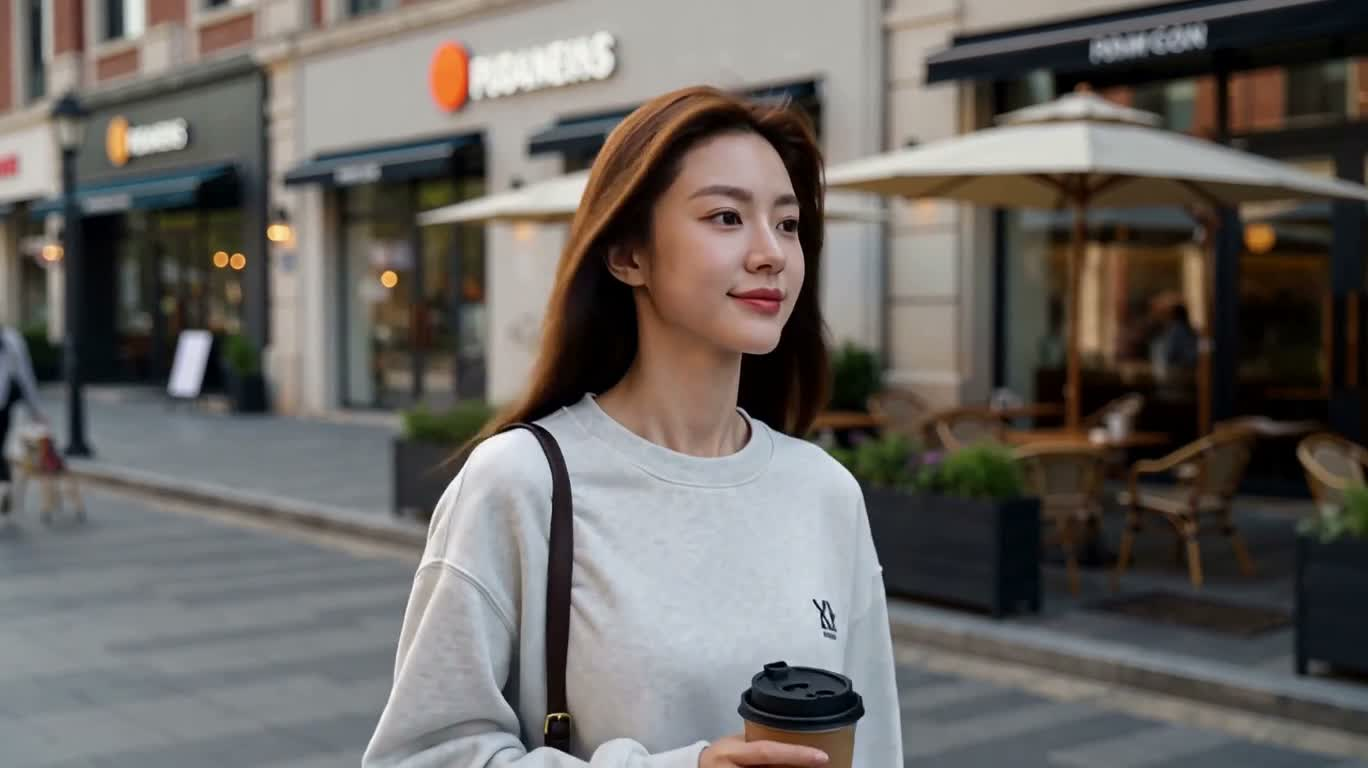 微风里的咖啡时光 — AI video creation