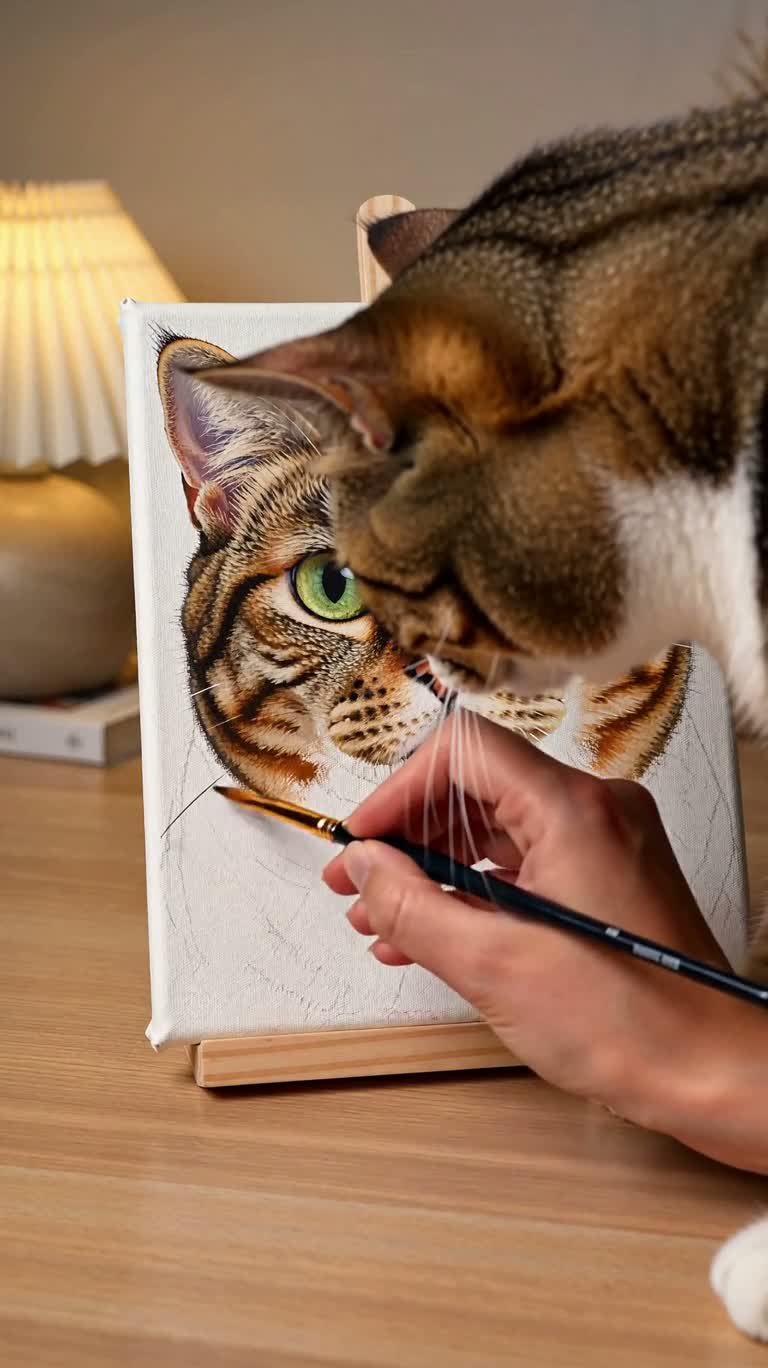 고양이 자화상