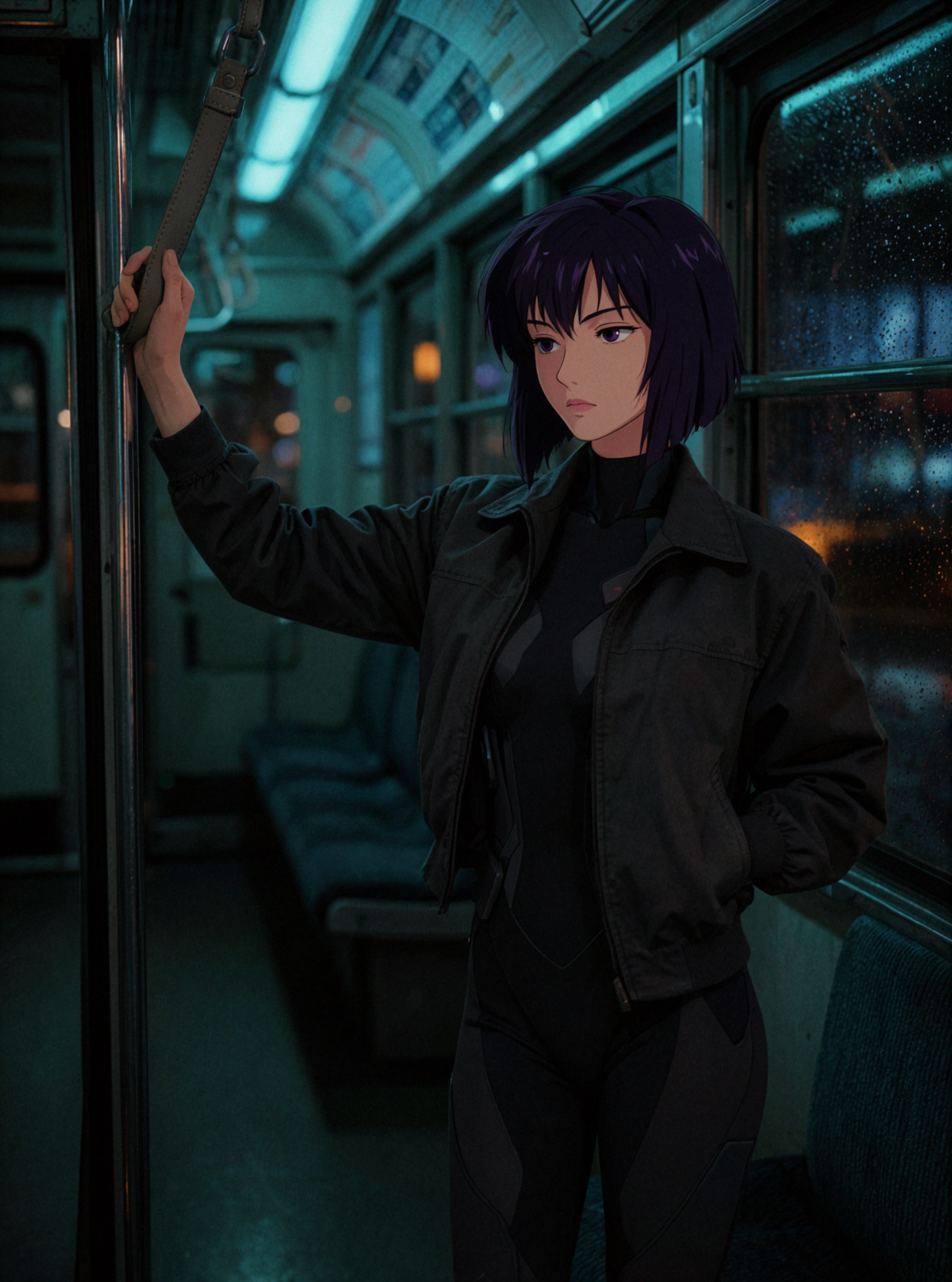 草薙素子 · 把城市调成静音 — AI image creation