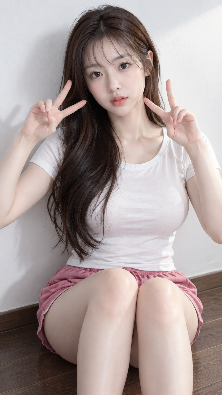 韩国偶像风格美羽居家服写真