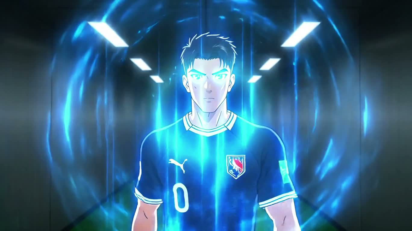 蓝色能量足球决战 — AI video creation