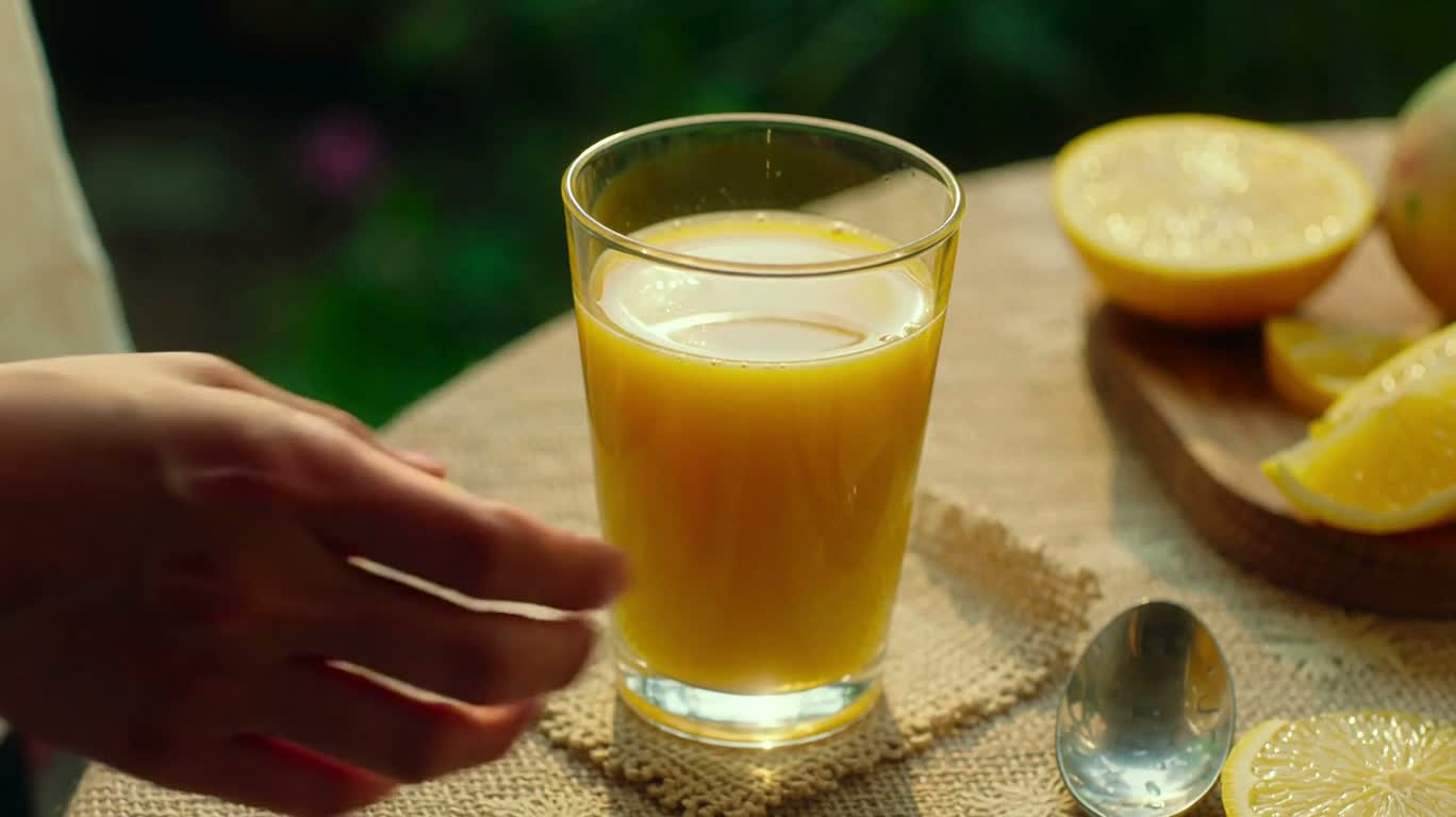 花园里的芒果汁时光 — AI video creation