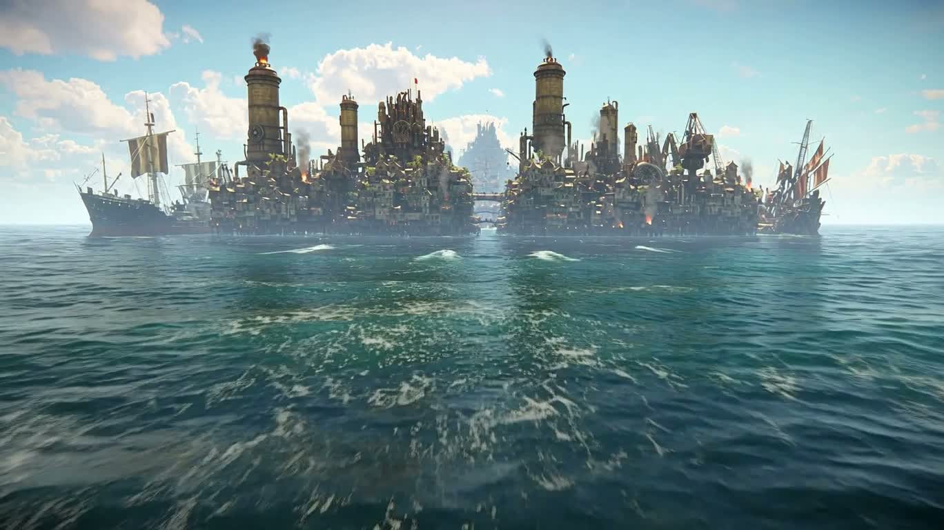 蒸汽海城的海盗突袭 — AI video creation