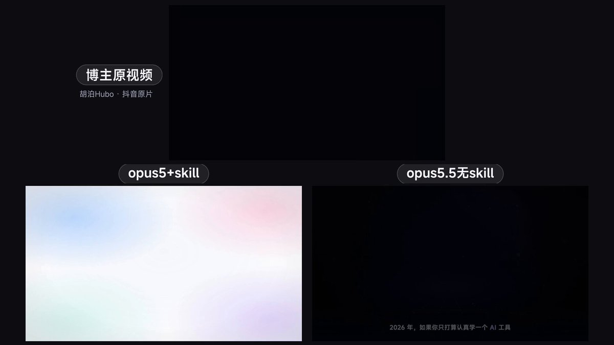 Skill versus no-skill voiceover video comparison — AI video creation