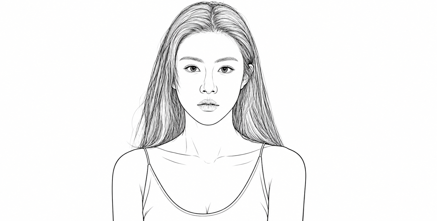 极简单色线稿转换 — AI image creation