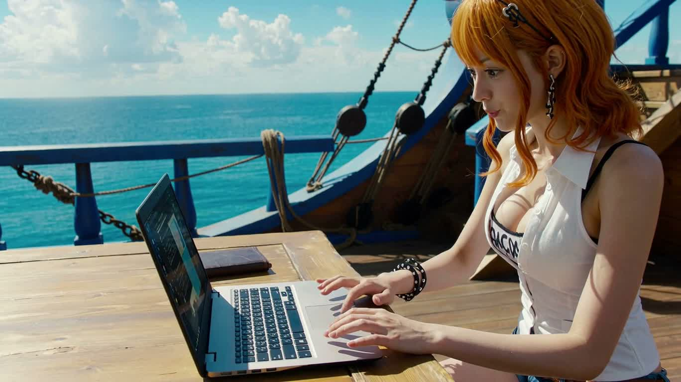 娜美的克里马·塔克特修复程序故障 — AI video creation