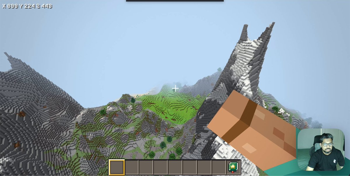 In-game trailer for coded Minecraft clone