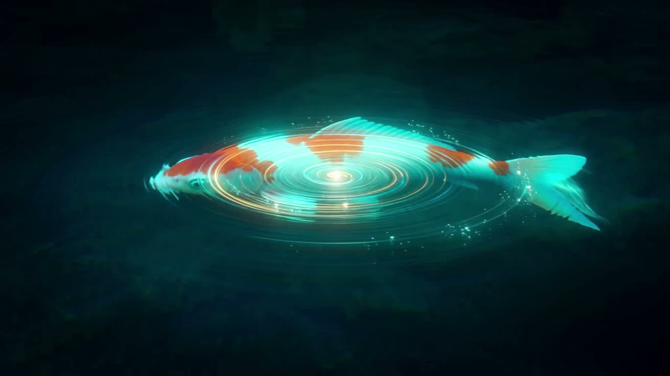 锦光游鱼 — AI video creation