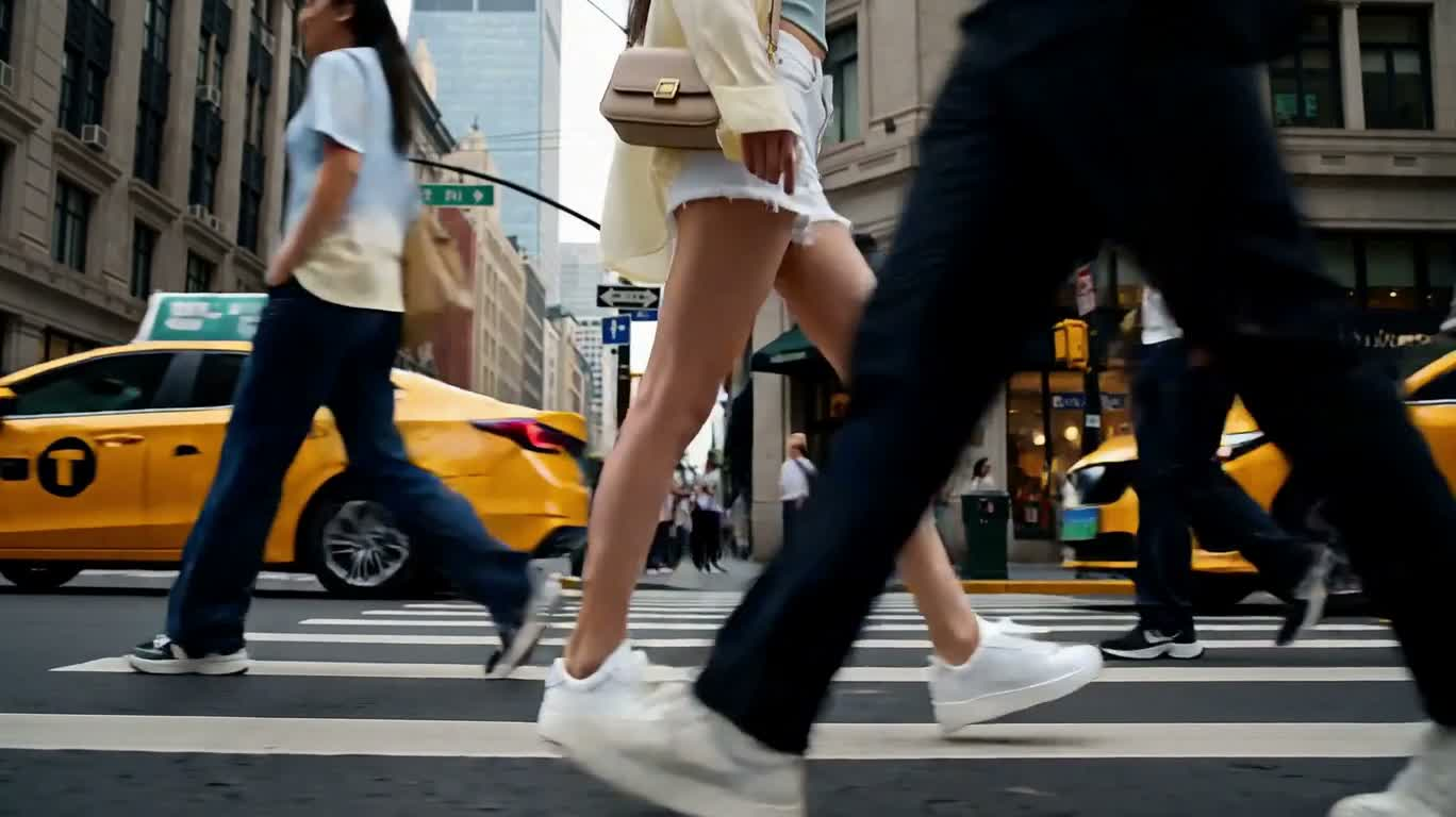 城市喧嚣中的静谧一刻 — AI video creation
