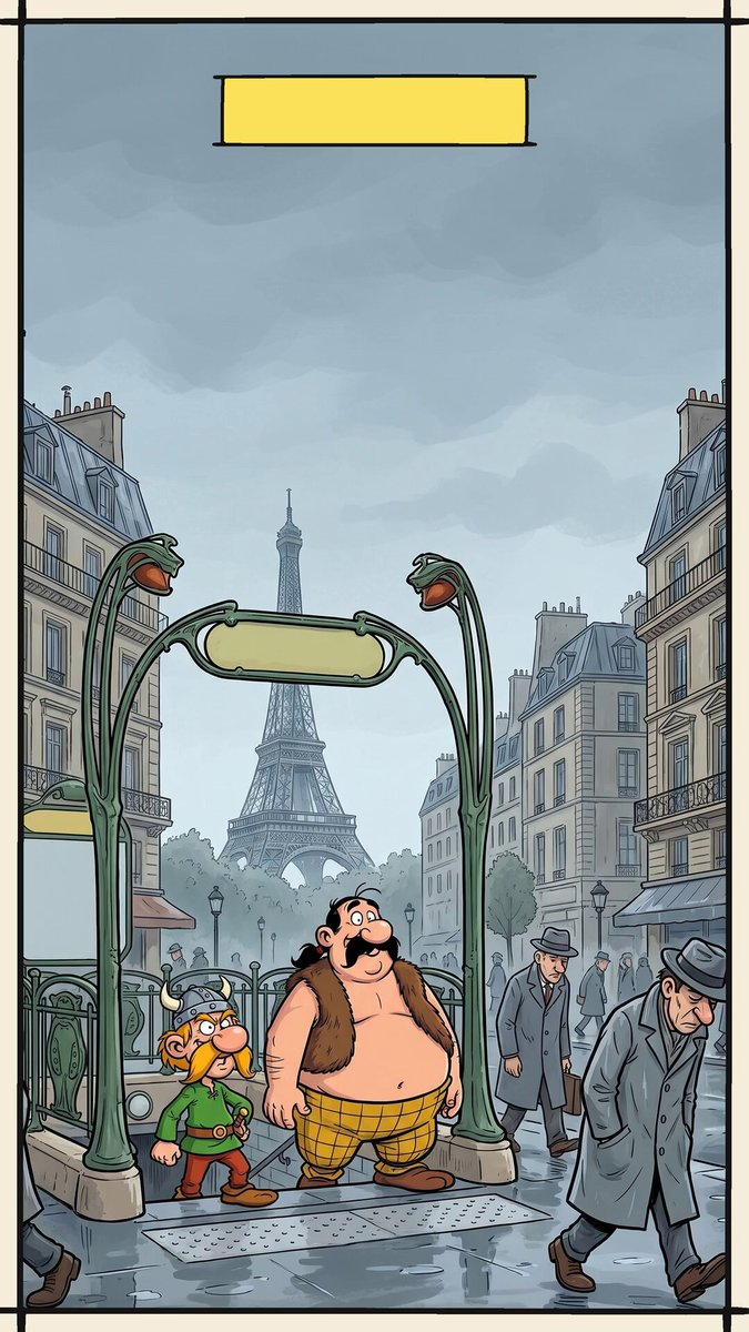 Franco-Belgian comic style coffee ad