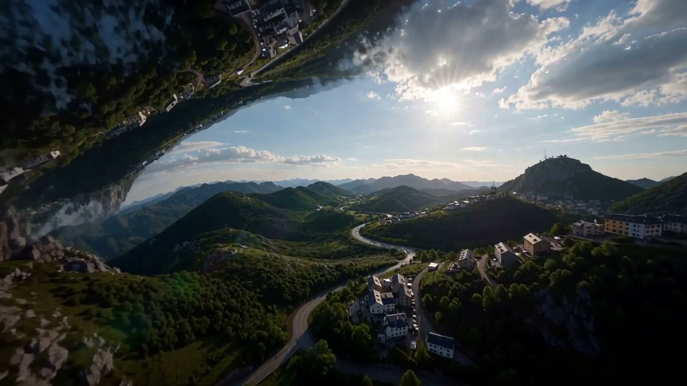 静谧折叠之境 — AI video creation