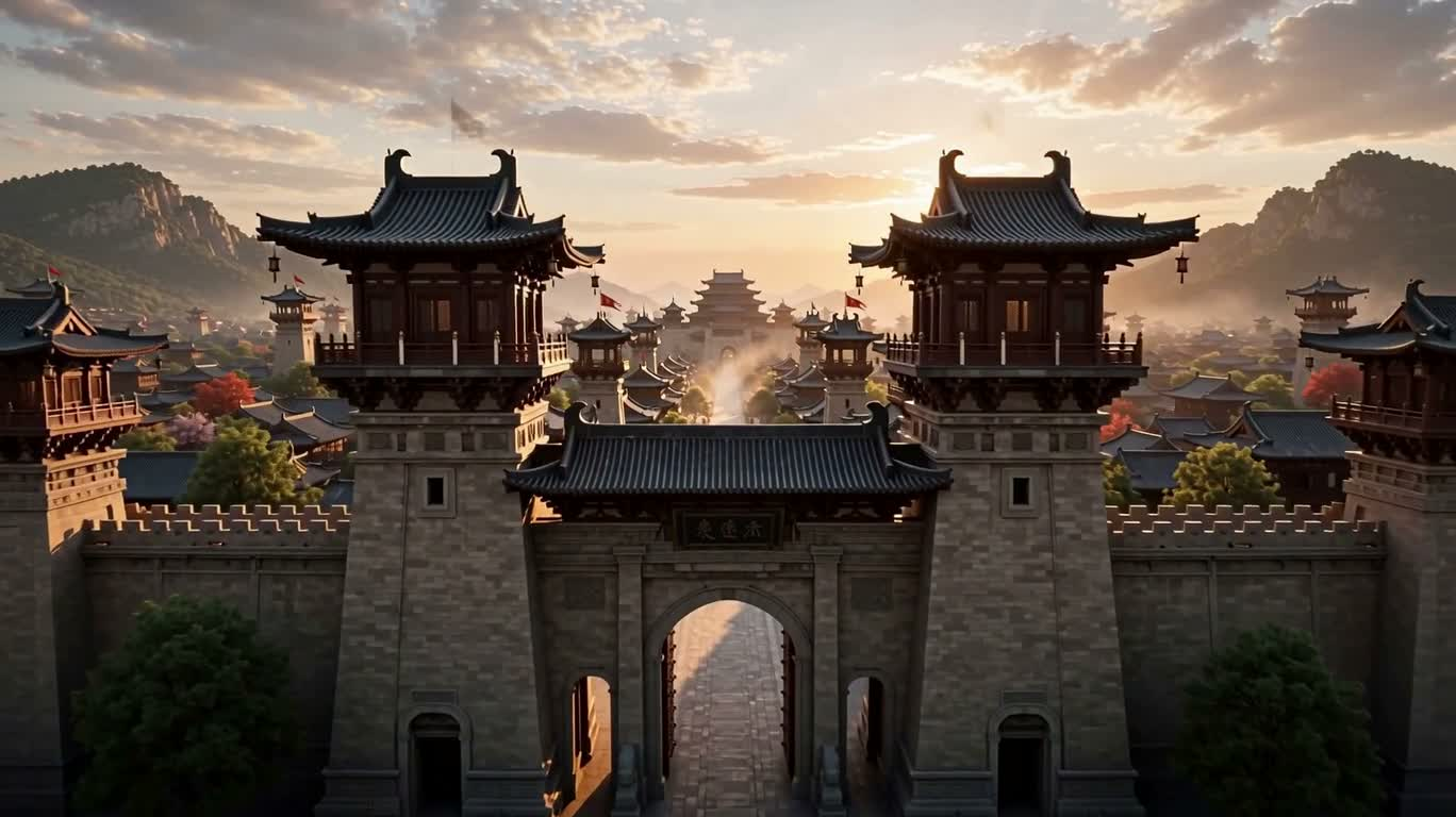 梦幻远古城境 — AI video creation