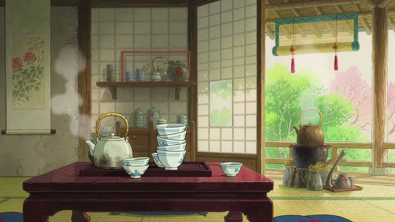 茶馆 chibi 厨师惊险接碗