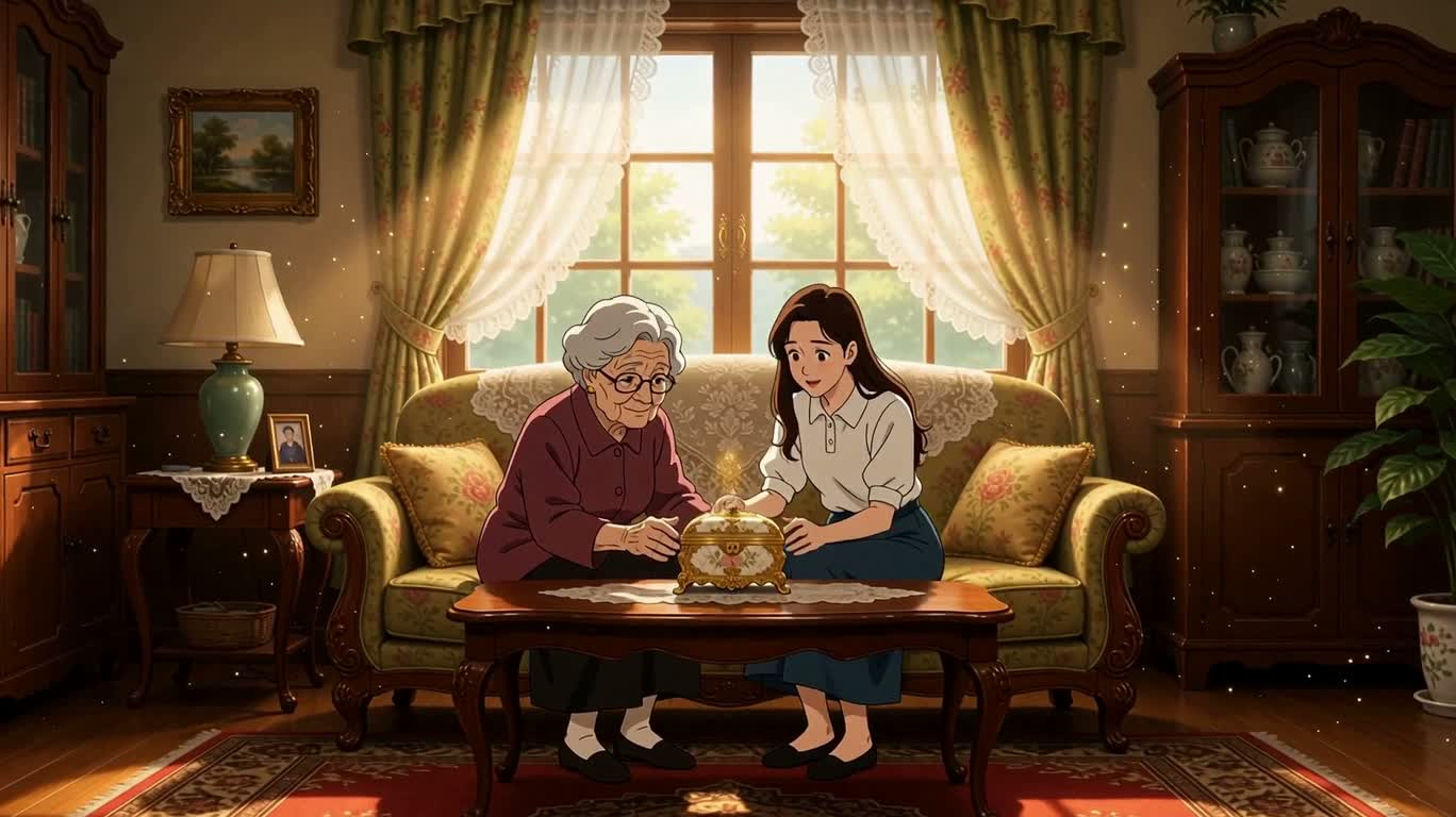 八音盒里的芭蕾回忆 — AI video creation