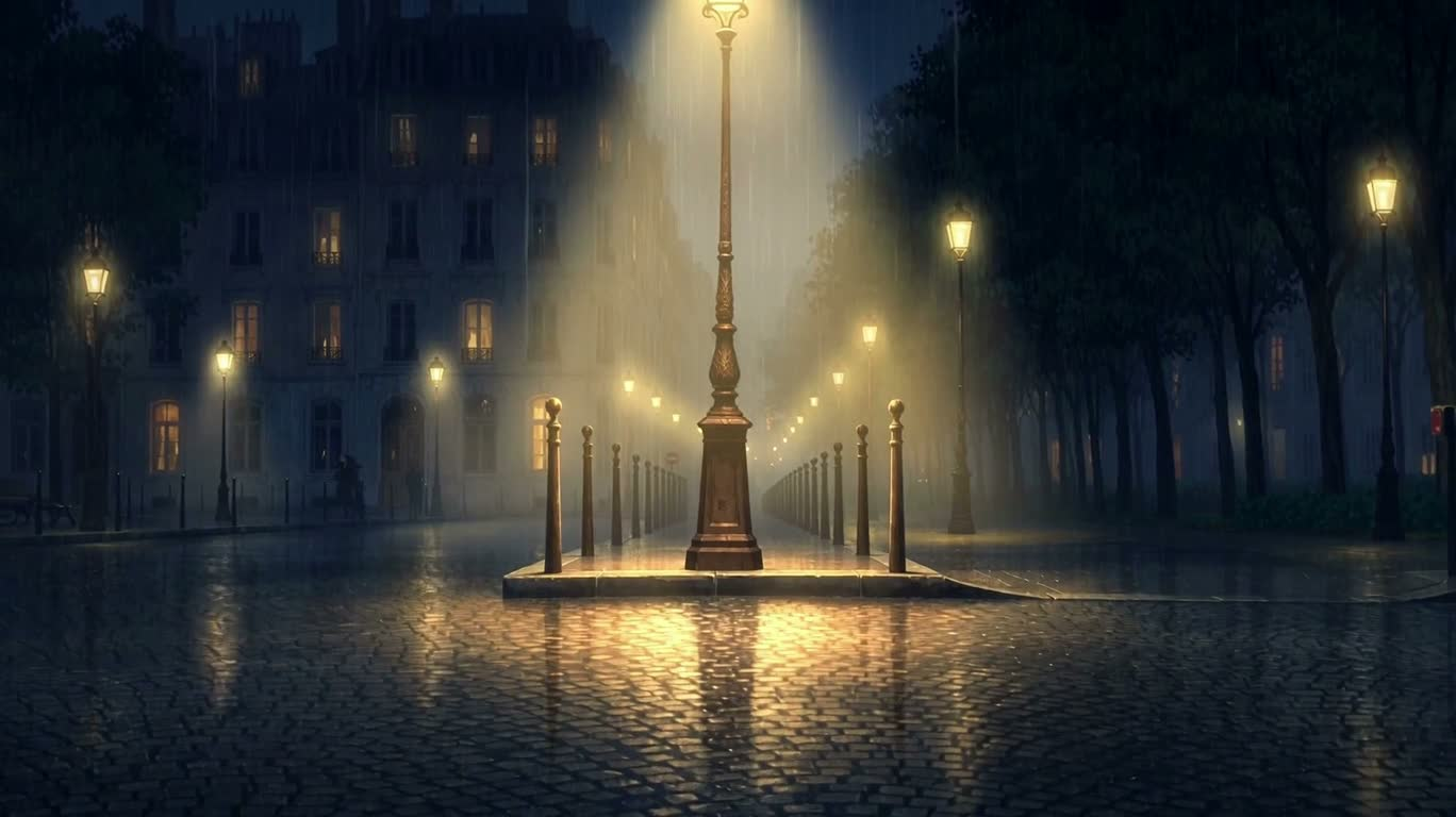 Cuộc gặp gỡ trong đêm mưa Paris