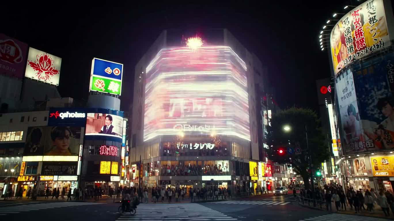 Neon lỗi Shibuya