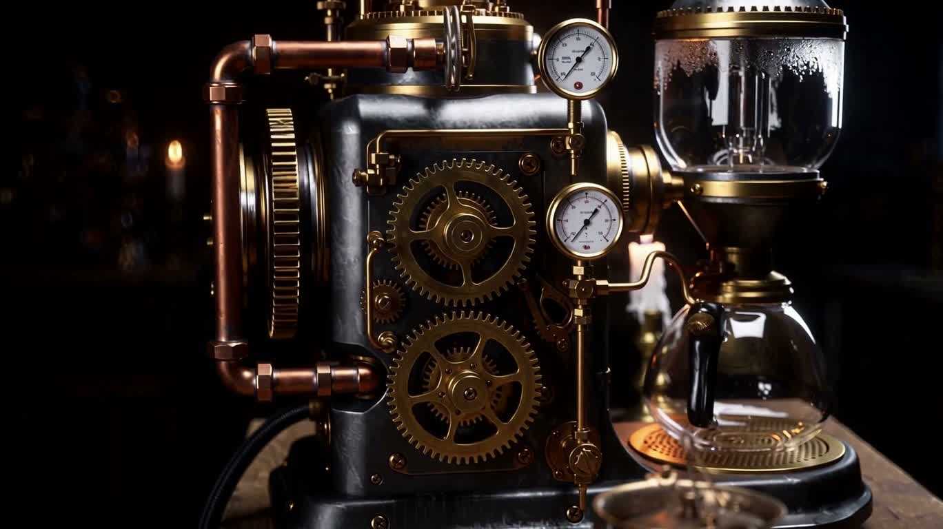 Thunder Steam Coffee Machine