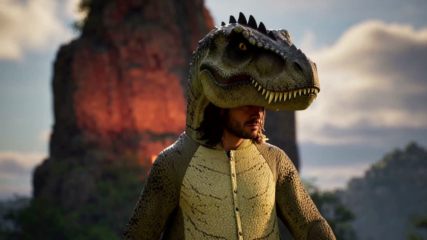 恐竜パジャマの映画幻想