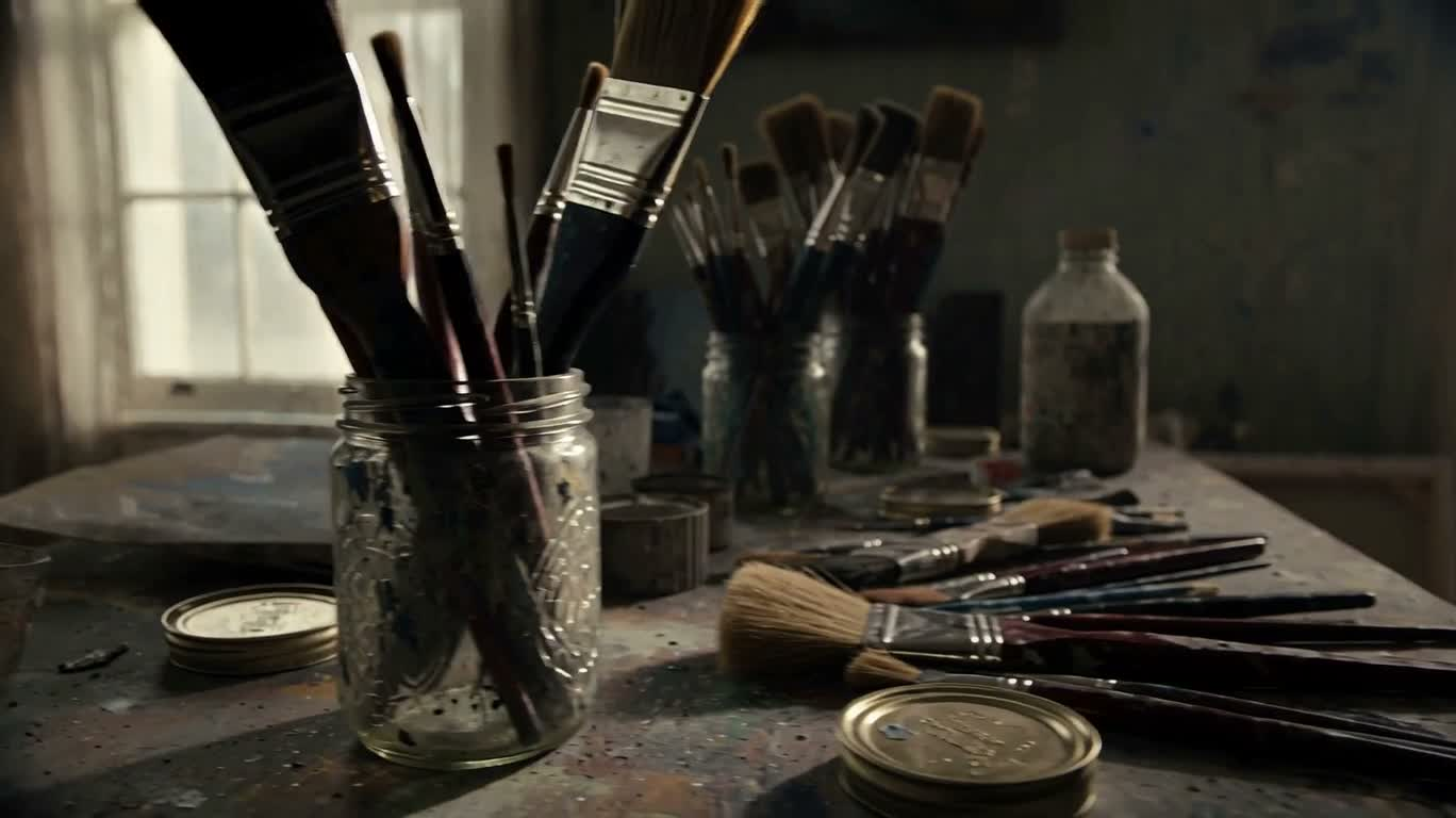 Art Studio in Dusty Light