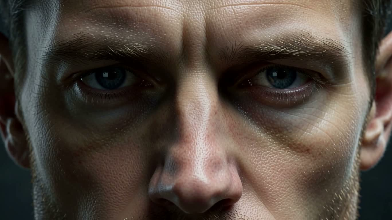 Visage surréaliste où nature et architecture se fondent — AI video creation
