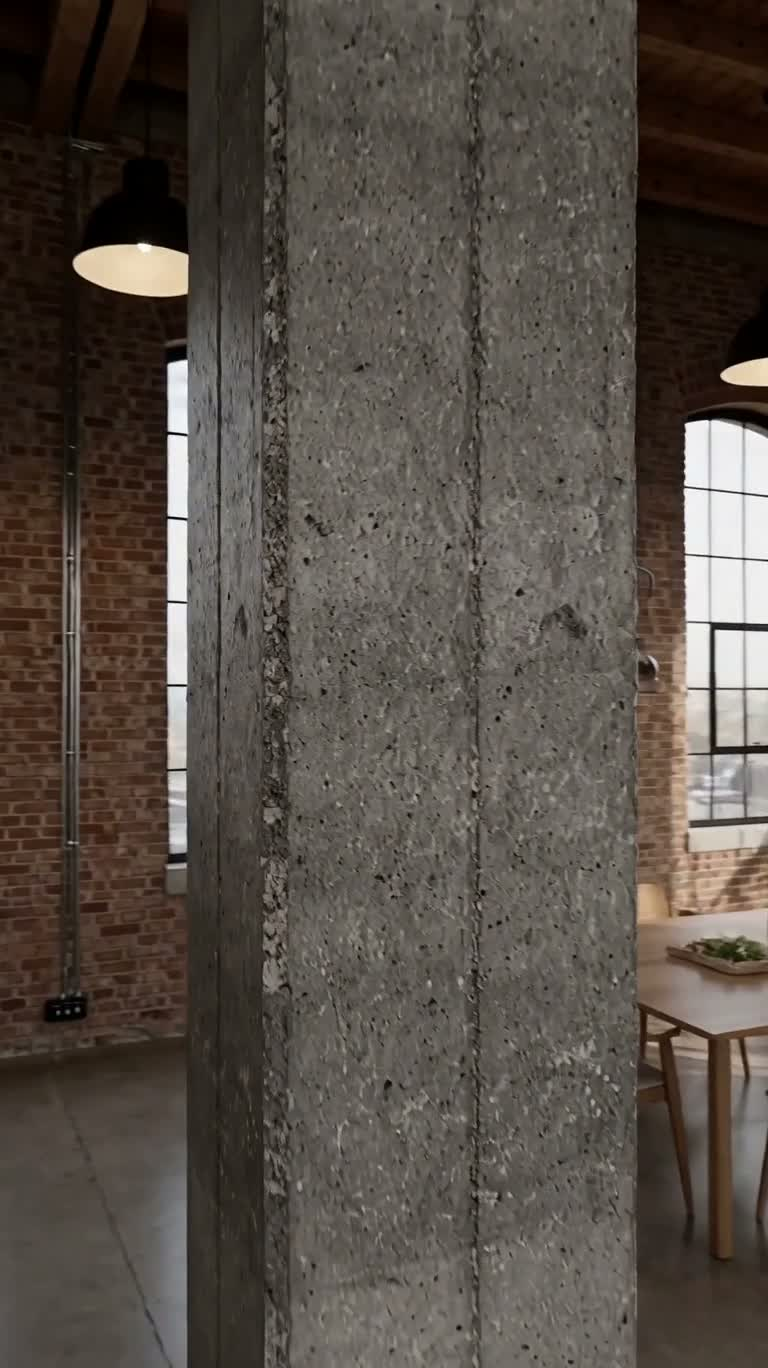 工业风阁楼空间 — AI video creation