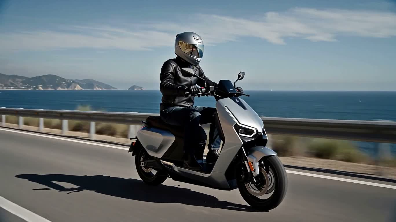 Scooter électrique à quatre roues de Silver Coast