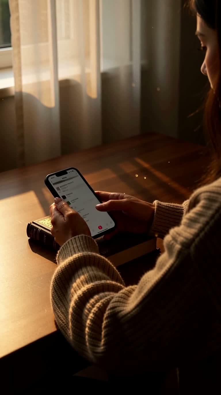 Waiting on a Warm-Lit Desk — AI video creation