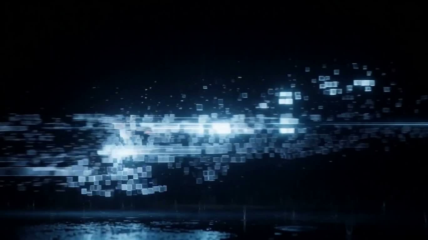 霓虹数据流中的未来球鞋 — AI video creation