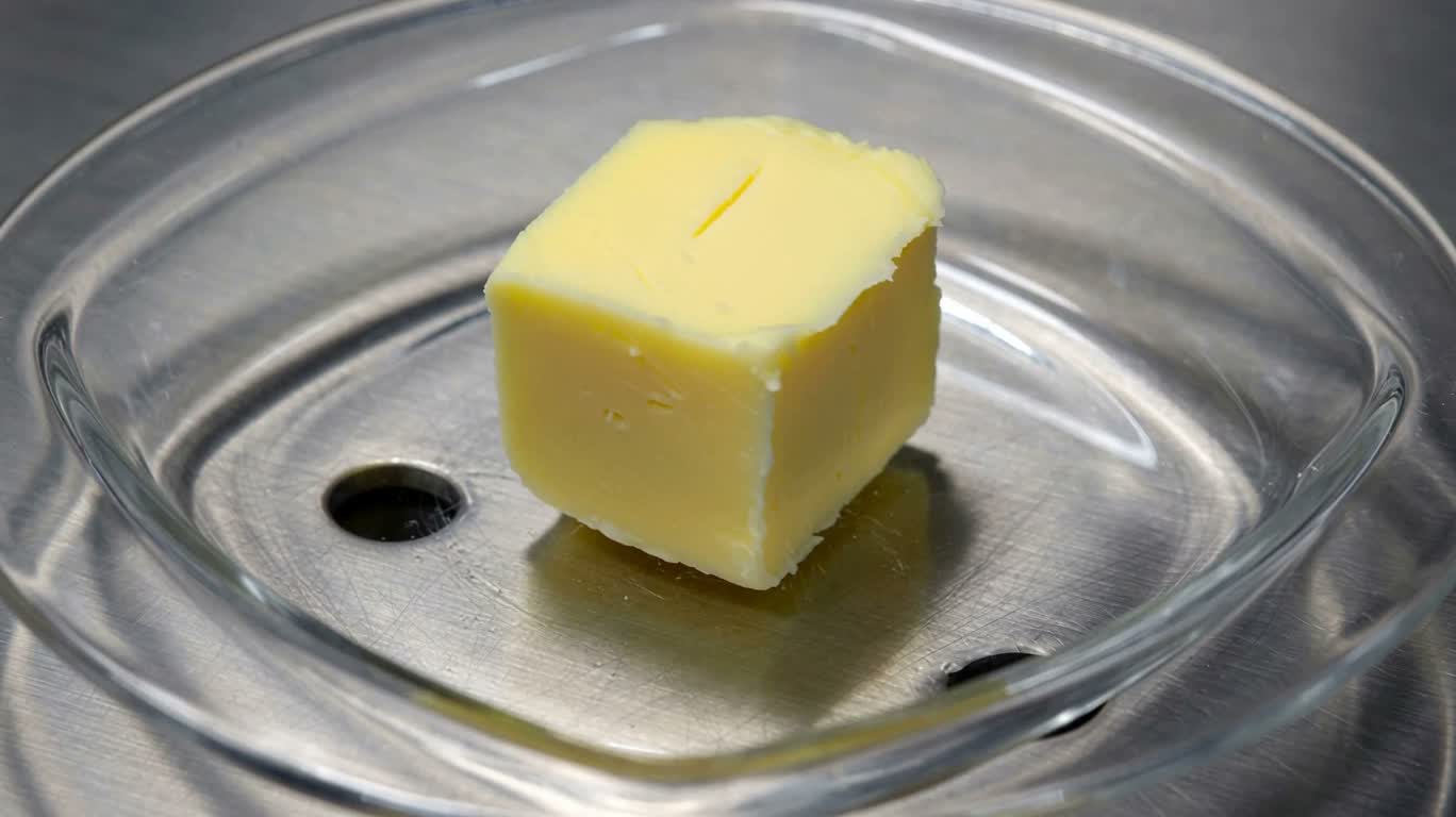 黄油升温融化实验