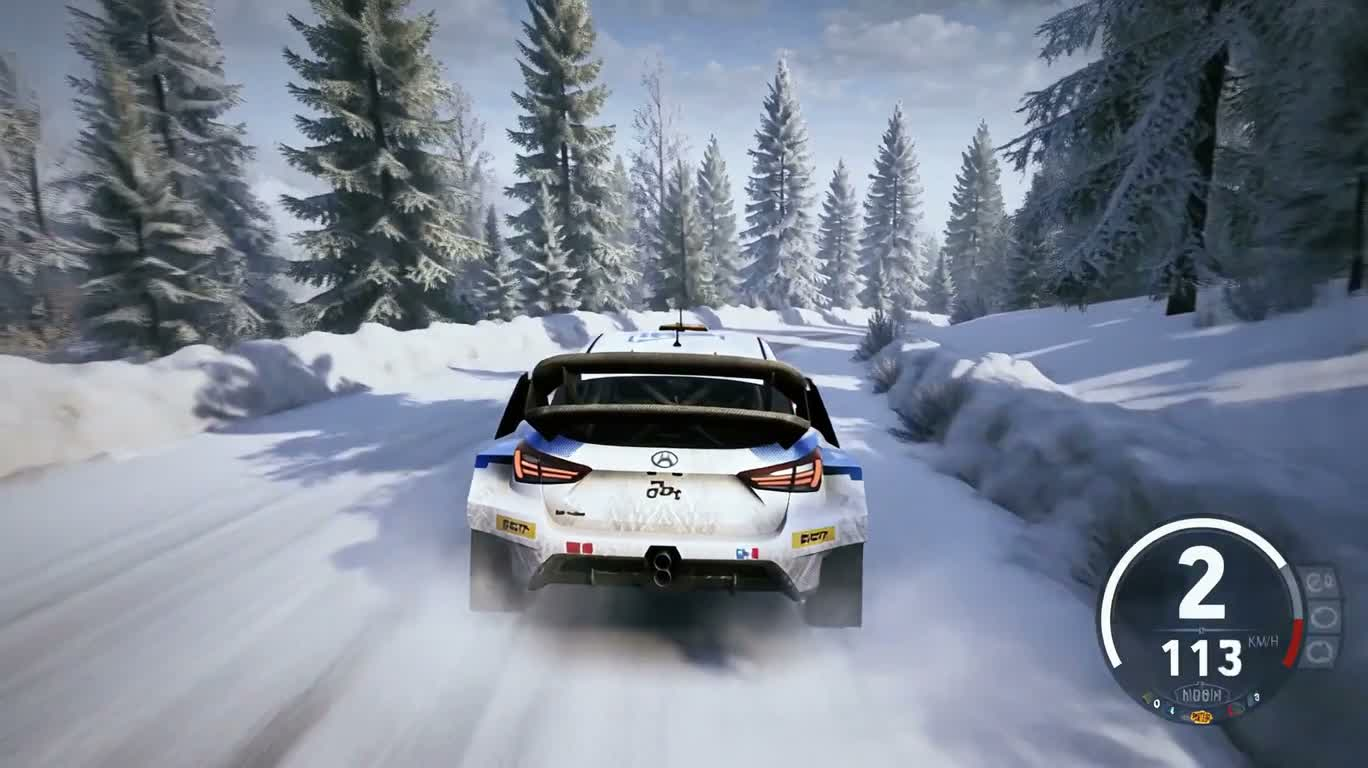 雪林拉力赛飞跃回放 — AI video creation