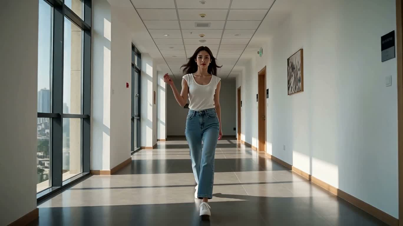 穿越时空的连续奔行 — AI video creation
