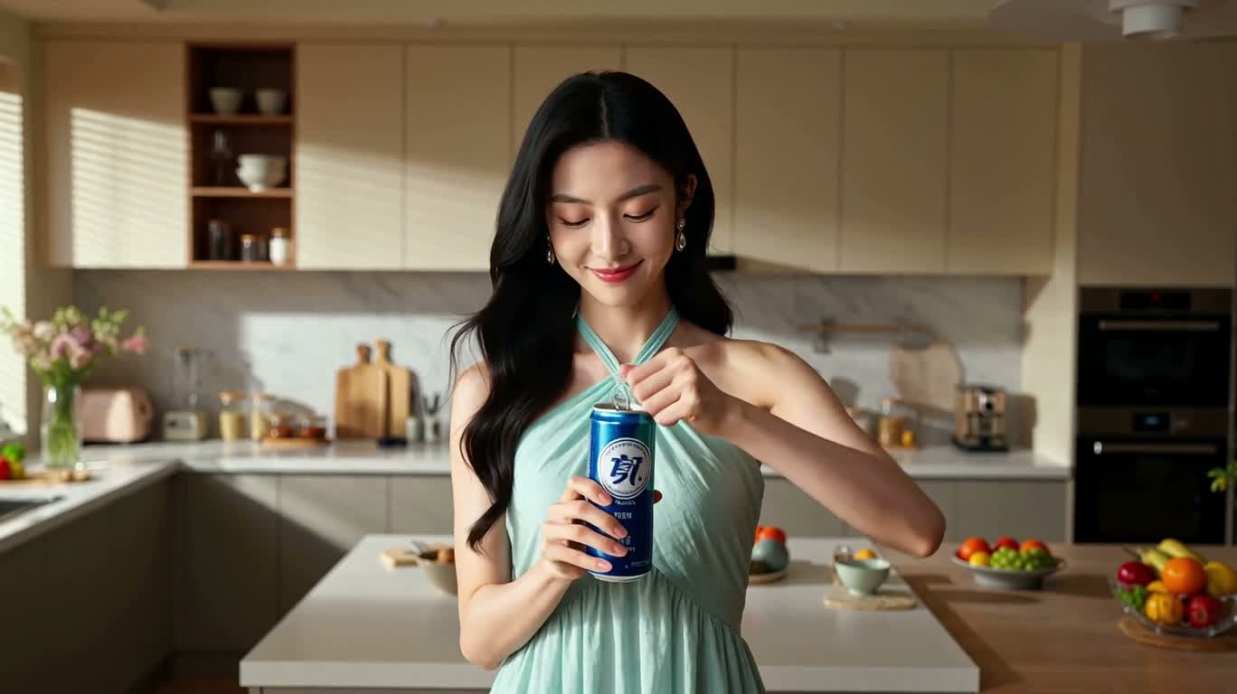 气泡水梦境飞行 — AI video creation
