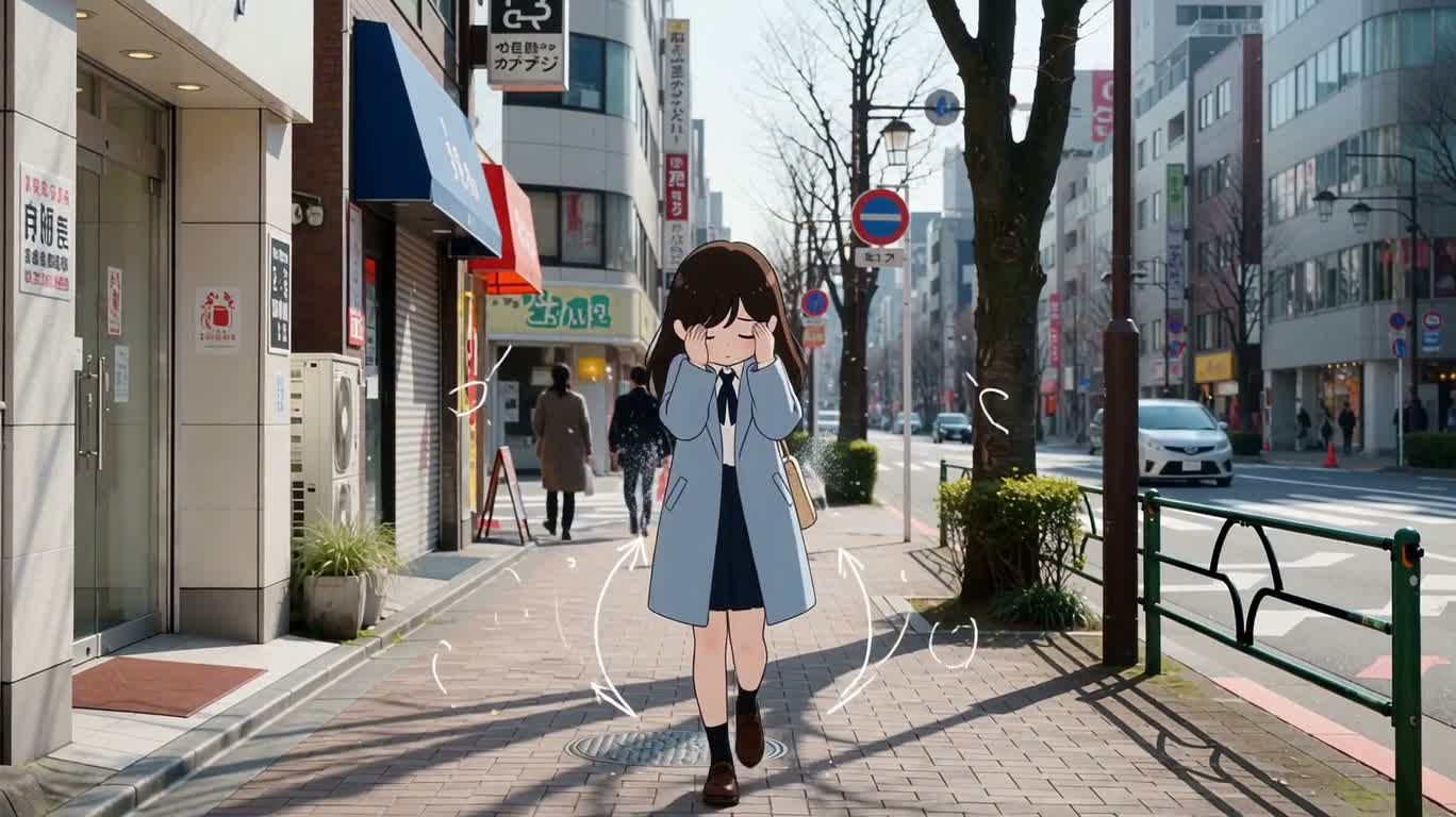 东京街头的魔法小旅程 — AI video creation