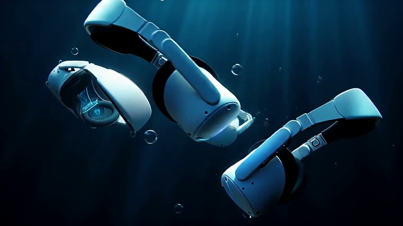 花の意識が導く深海夢境のインターフェース — AI video creation