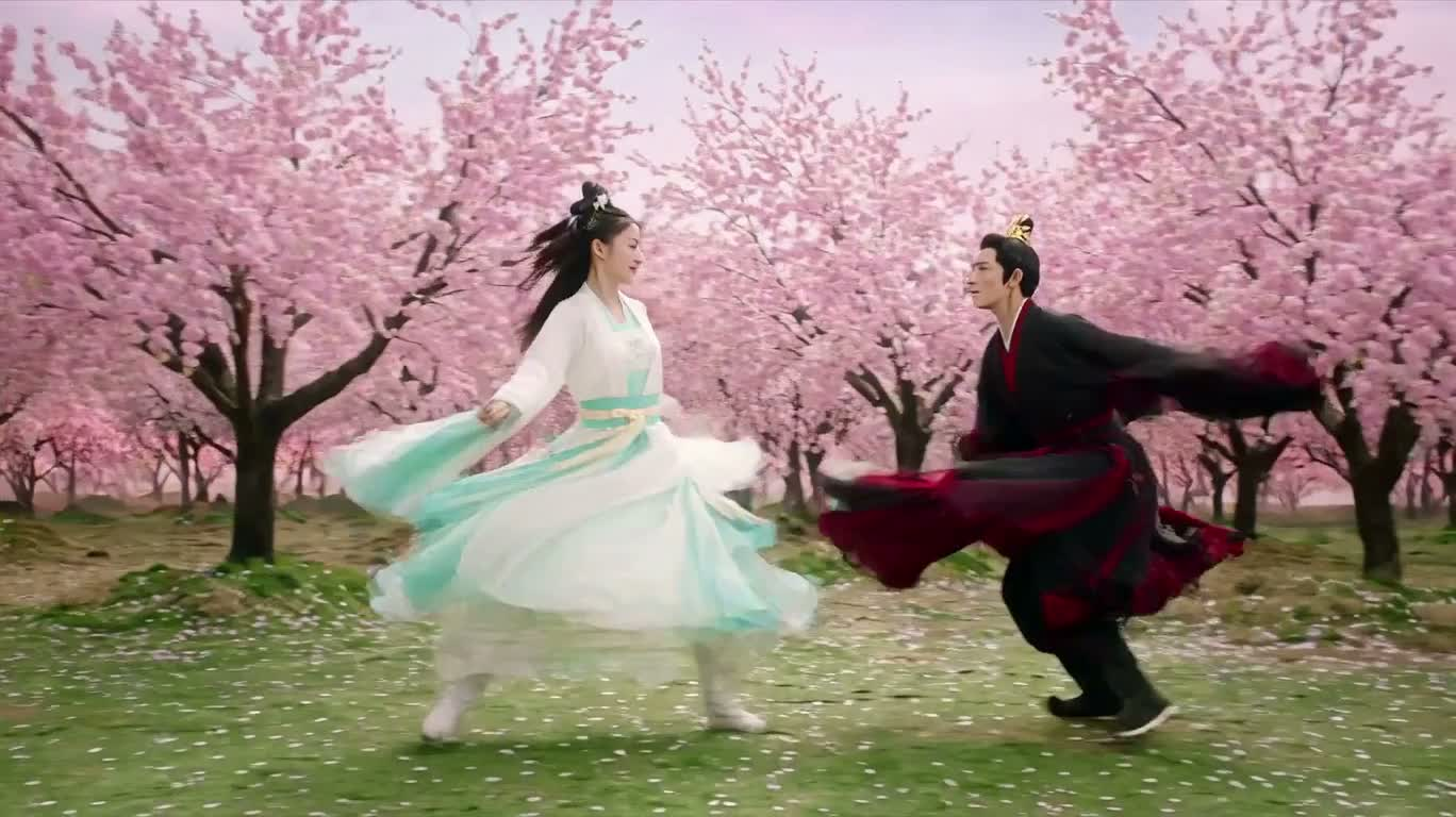 桃花林镜影双姝决战 — AI video creation