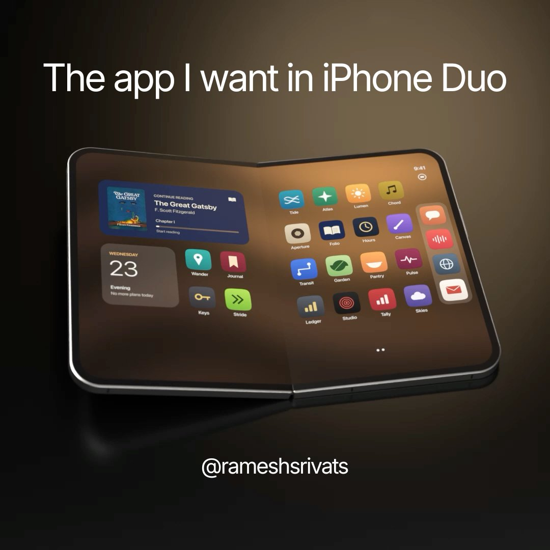 iPhone Duo双屏钢琴应用概念演示 — AI video creation