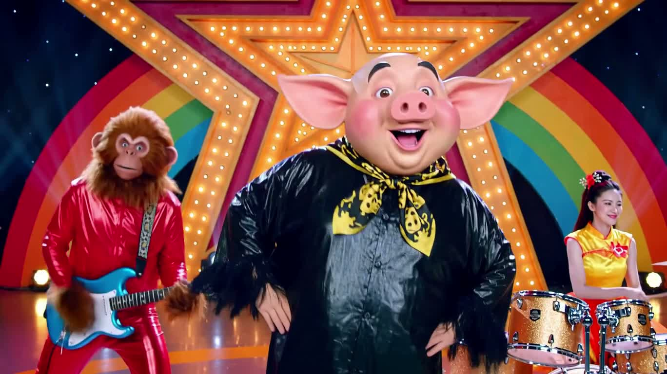 Monsieur Cochon sur la scène étoilée
