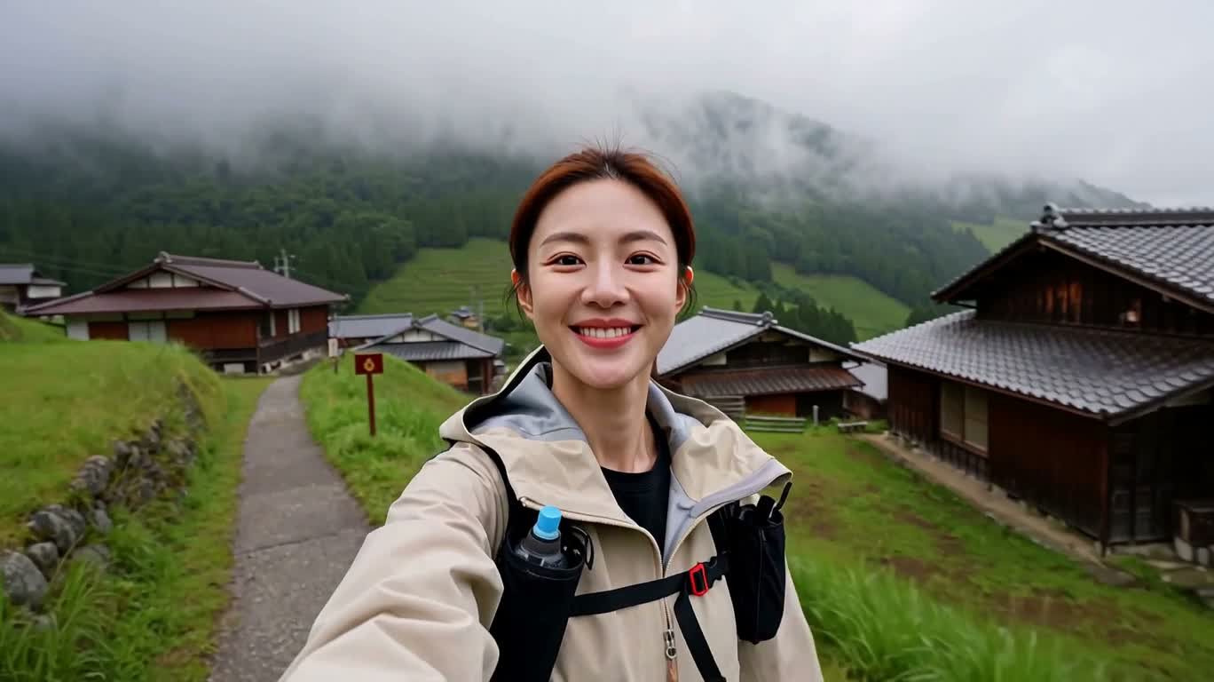 山谷旅人的20秒森林探险日记 — AI video creation
