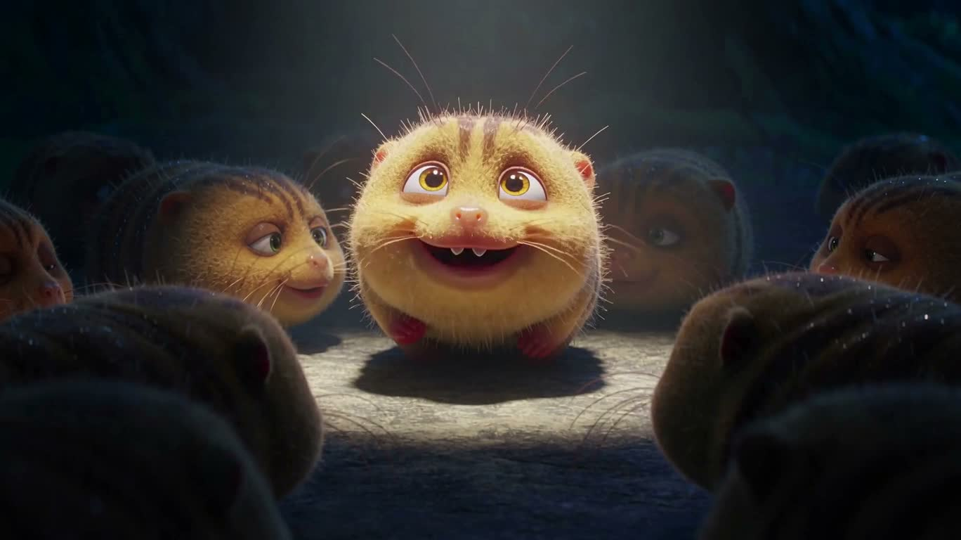 毛茸茸缓步动物的动感奇幻特写 — AI video creation