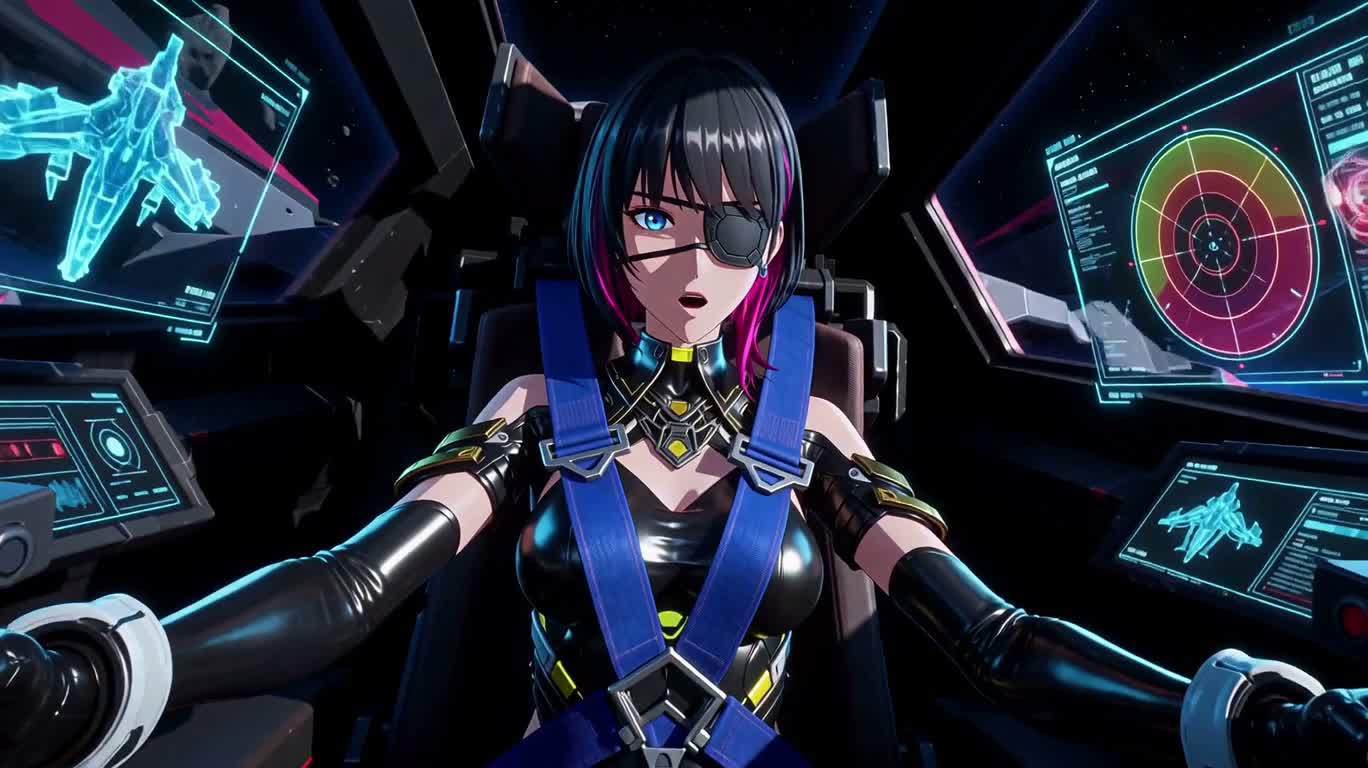 霓虹星际猎击 — AI video creation