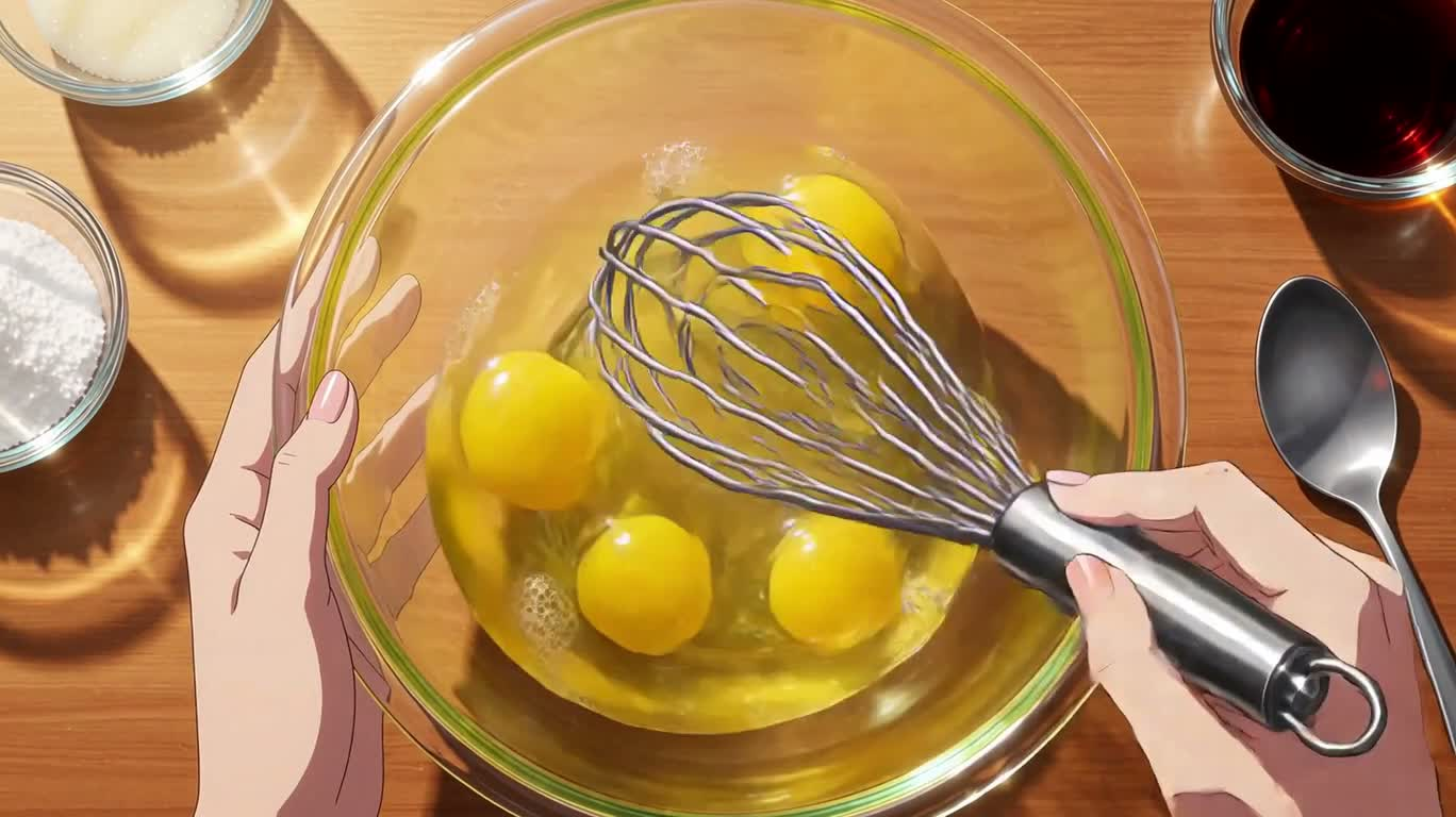 阳光莓果奶油蛋糕制作 — AI video creation